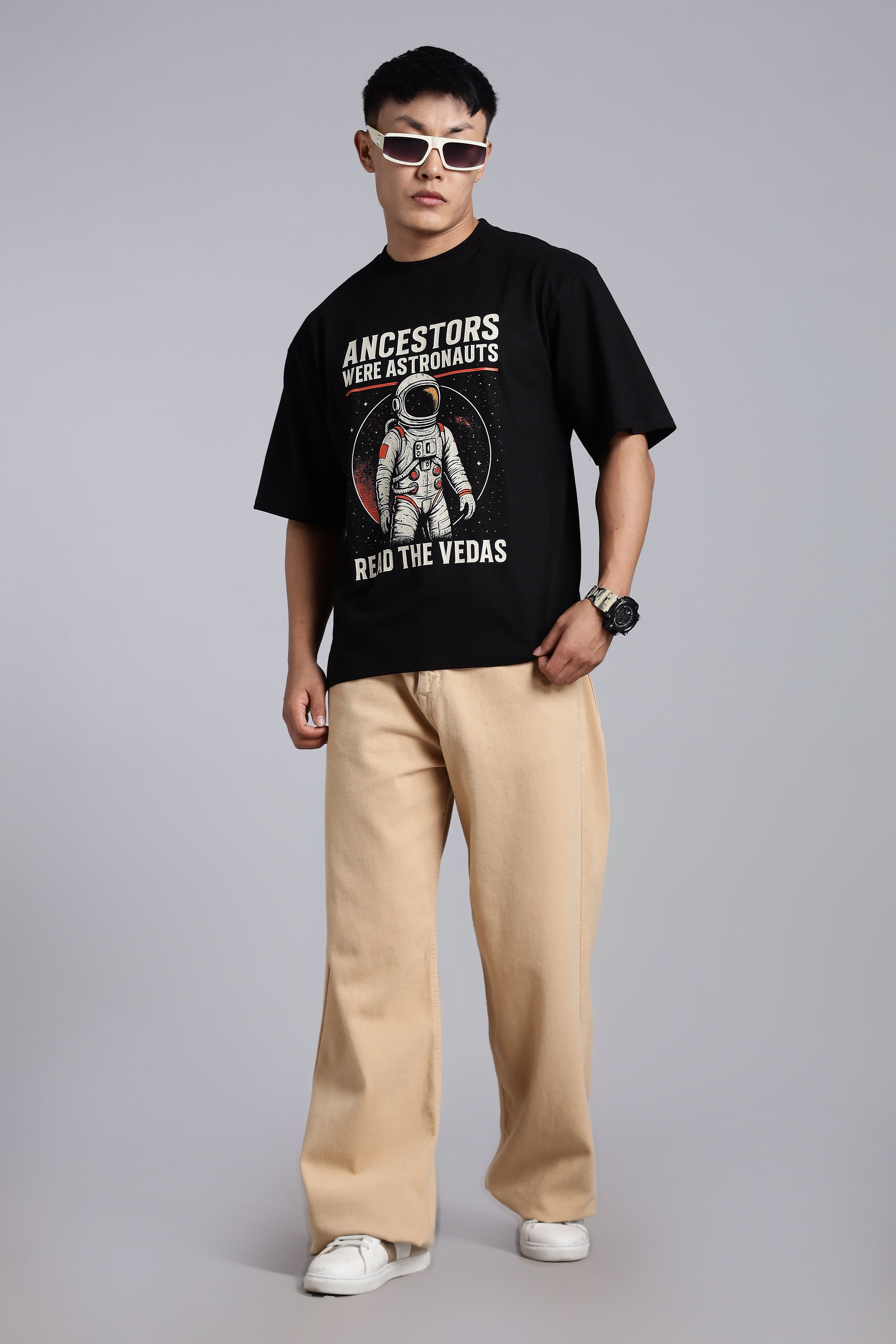 Ancestors were Astronauts T-Shirt- Veda Gyan - Epic threads india
