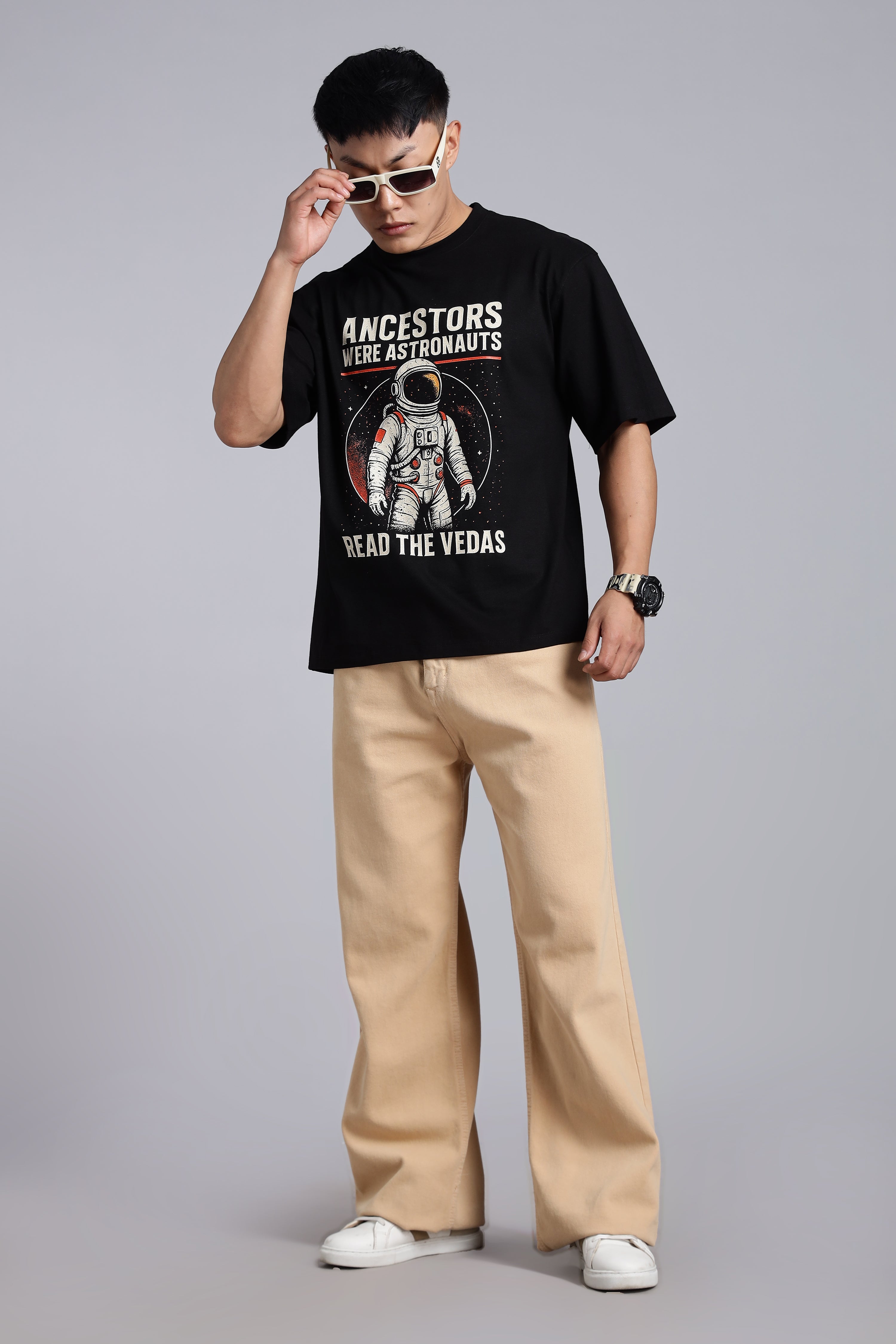 Ancestors were Astronauts T-Shirt- Veda Gyan - Epic threads india