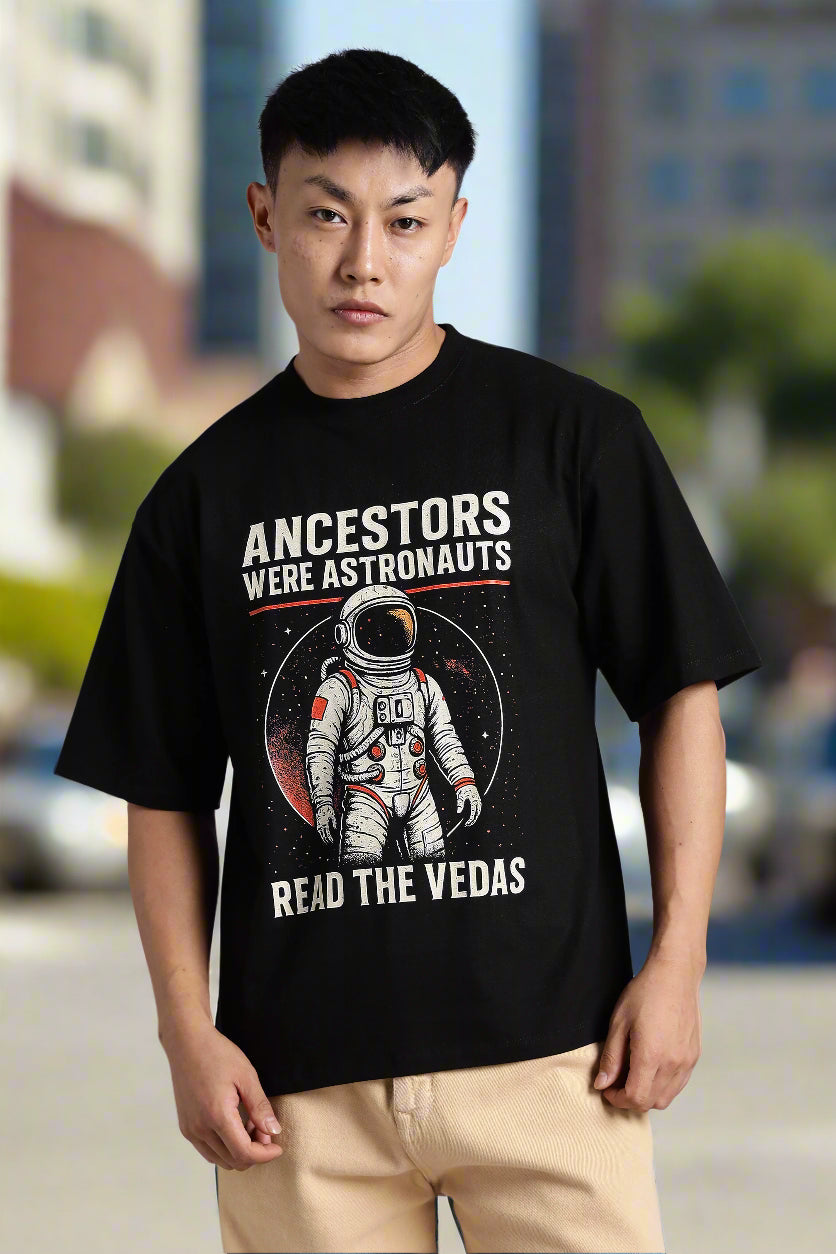 Ancestors were Astronauts T-Shirt- Veda Gyan - Epic threads india
