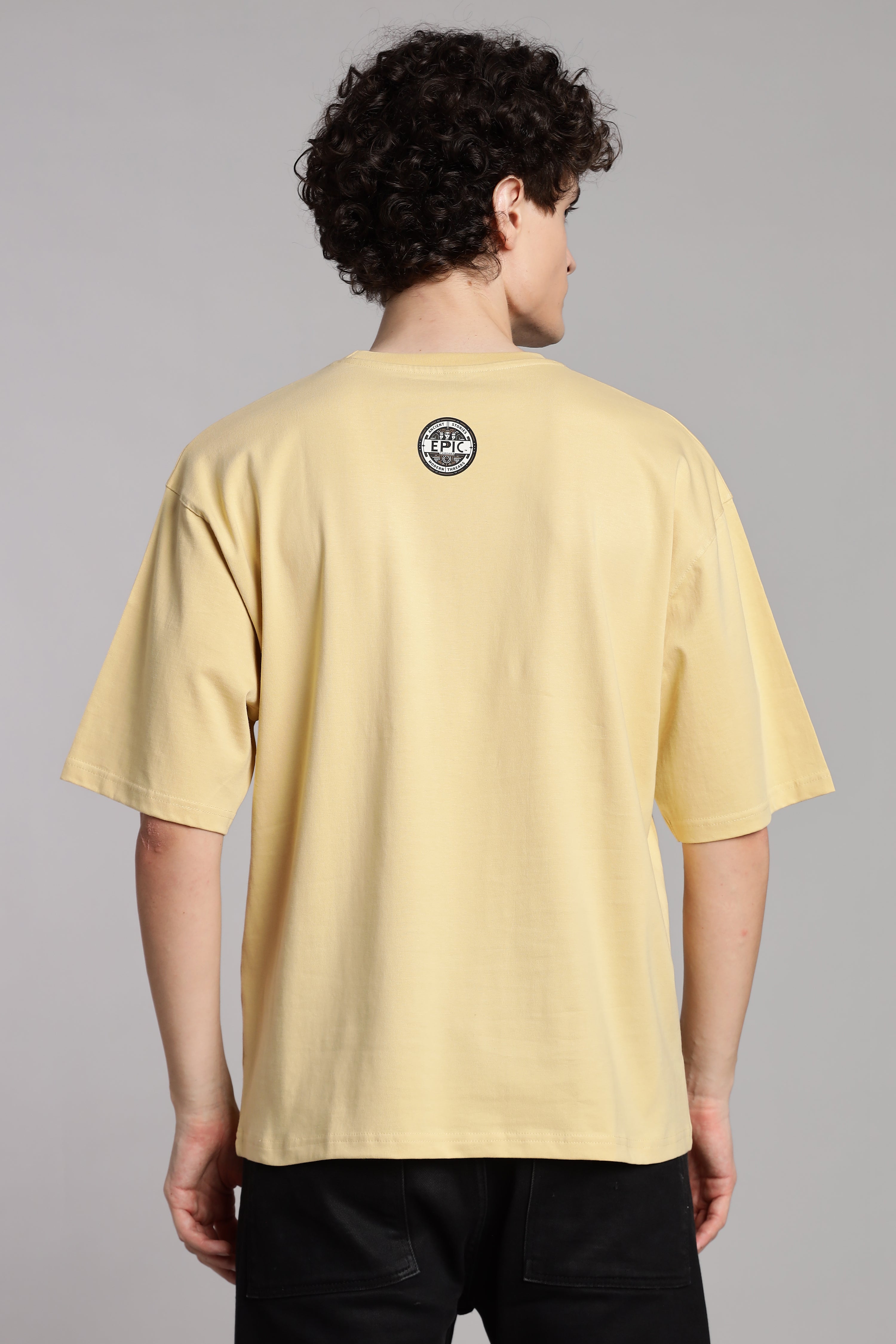 One World. One Tribe T-Shirt – Vasudhaiva Kutumbakam-Beige - Epic threads india
