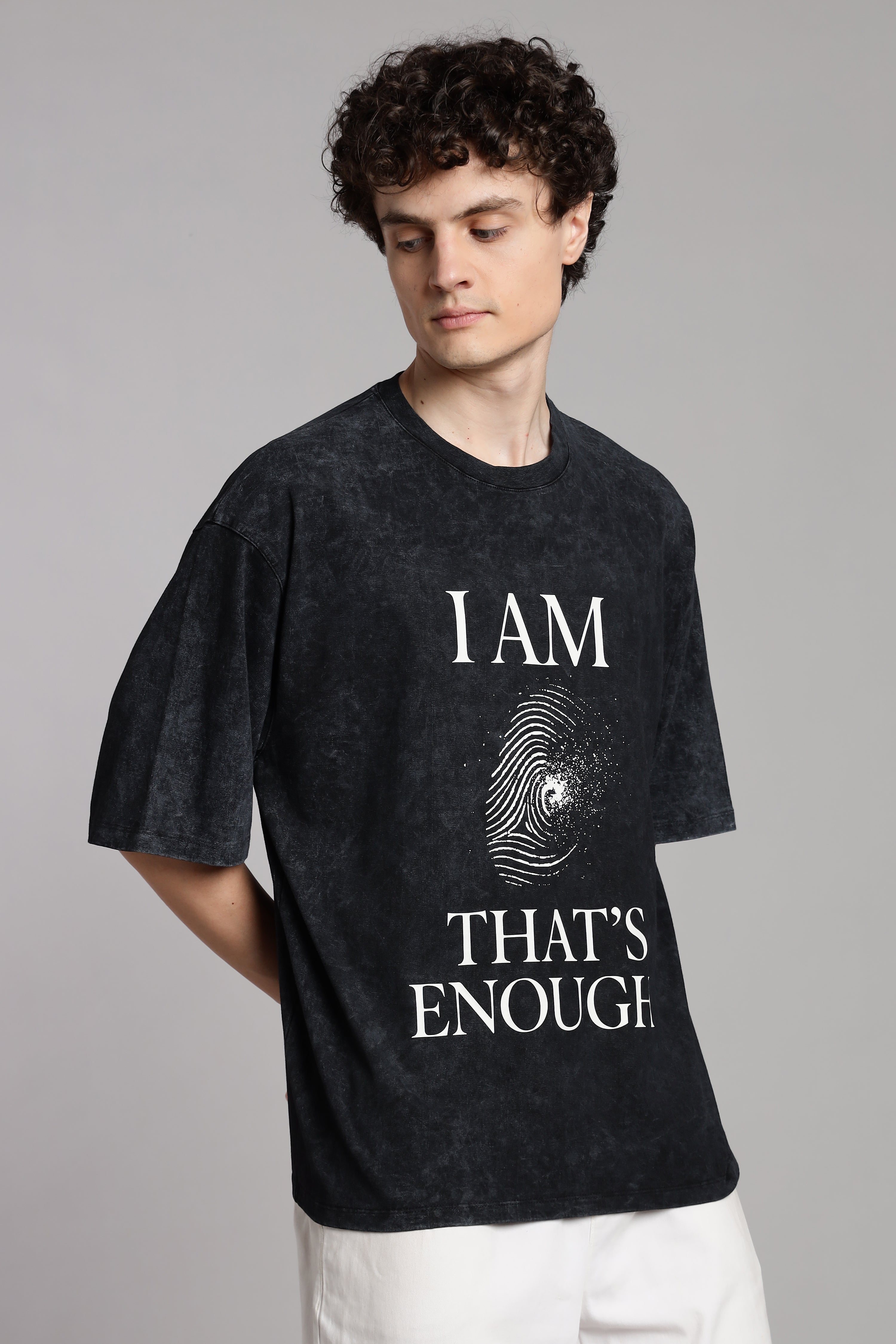I AM. That’s Enough T-Shirt- Optic Wash - Epic threads india