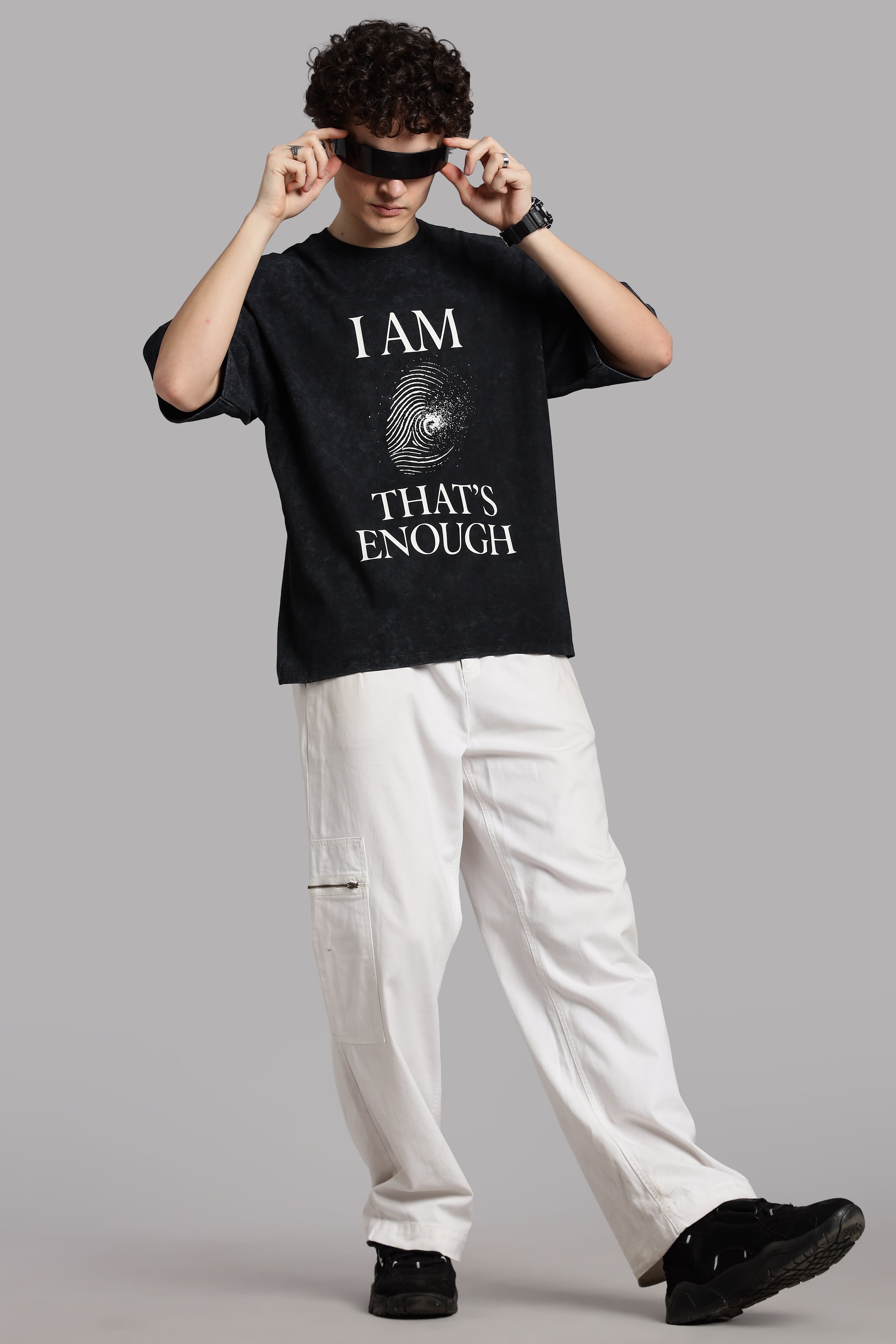I AM. That’s Enough T-Shirt- Optic Wash - Epic threads india