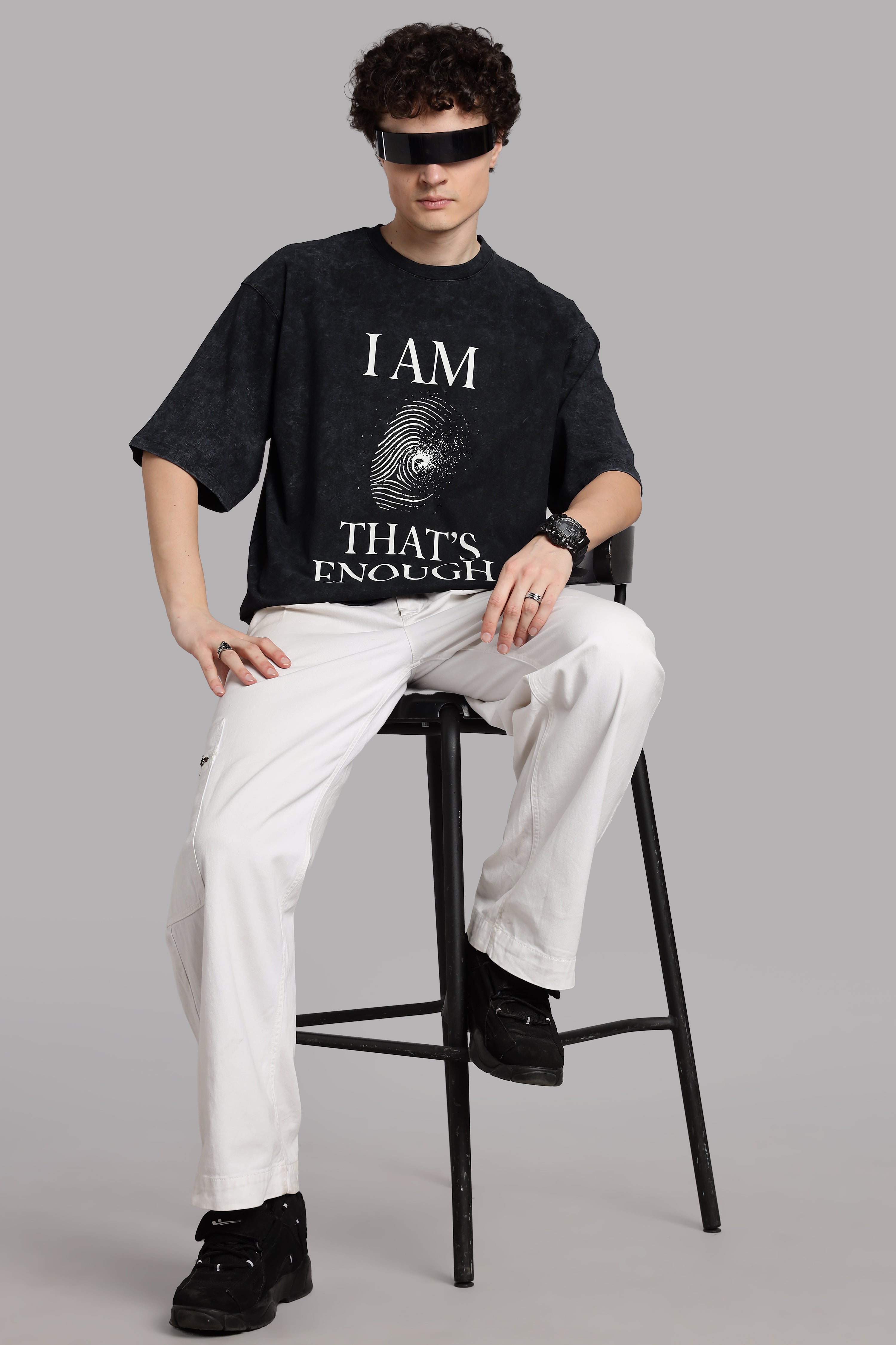 I AM. That’s Enough T-Shirt- Optic Wash - Epic threads india