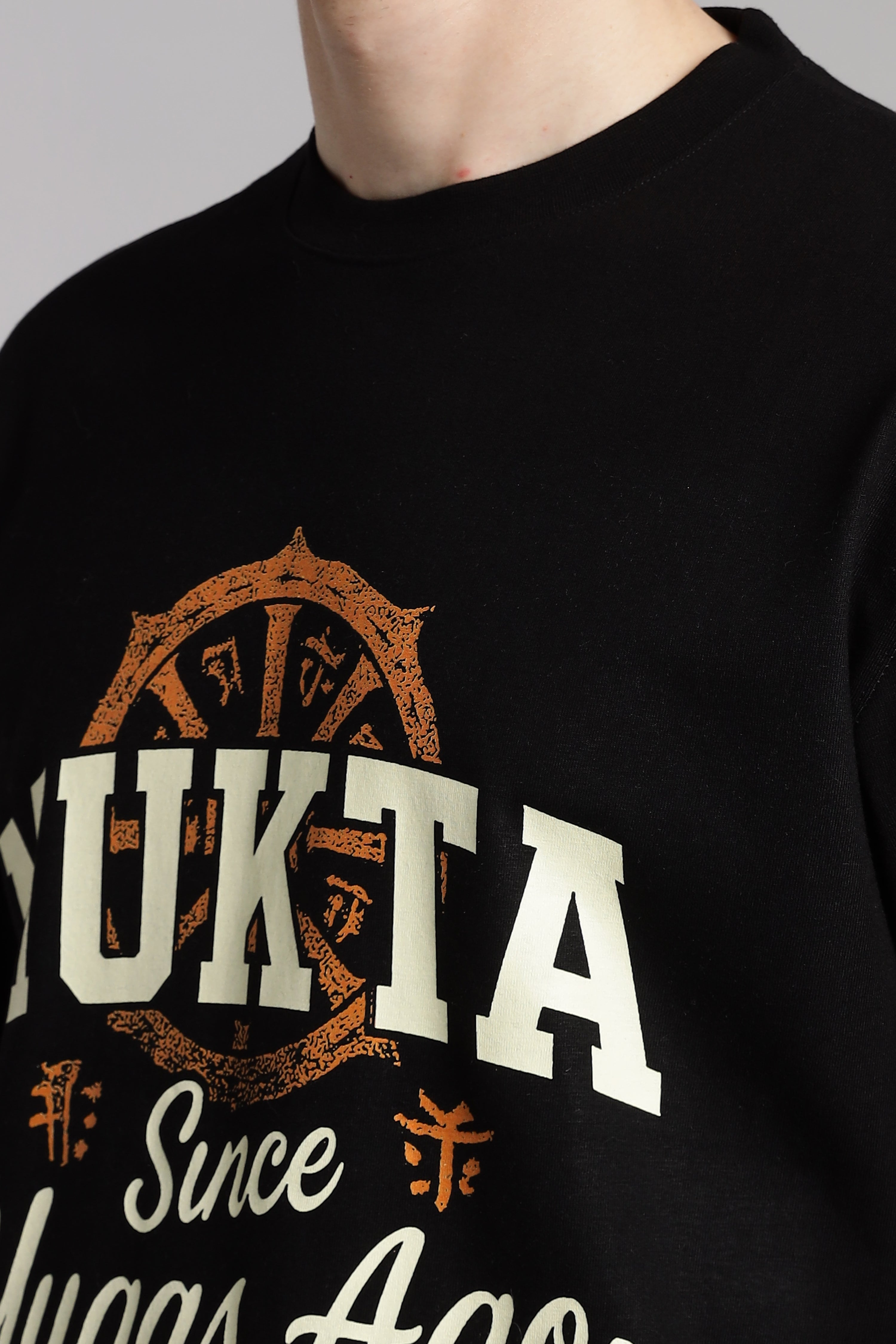 Mukta – Since Yugas Ago T-Shirt- Freedom-Black - Epic threads india
