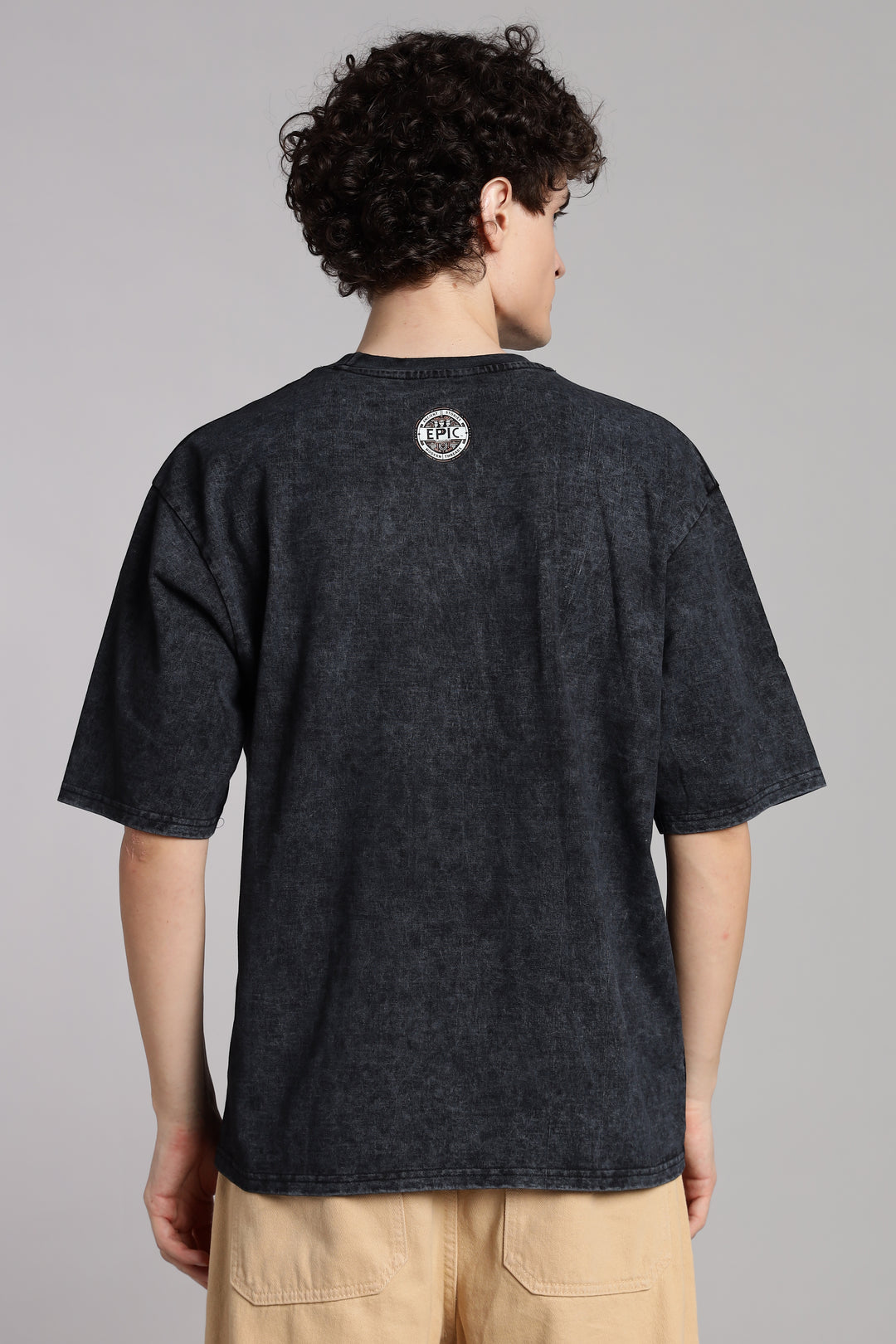 Ancestors were Astronauts T-Shirt- Veda Gyan-Acid Wash - Epic threads india