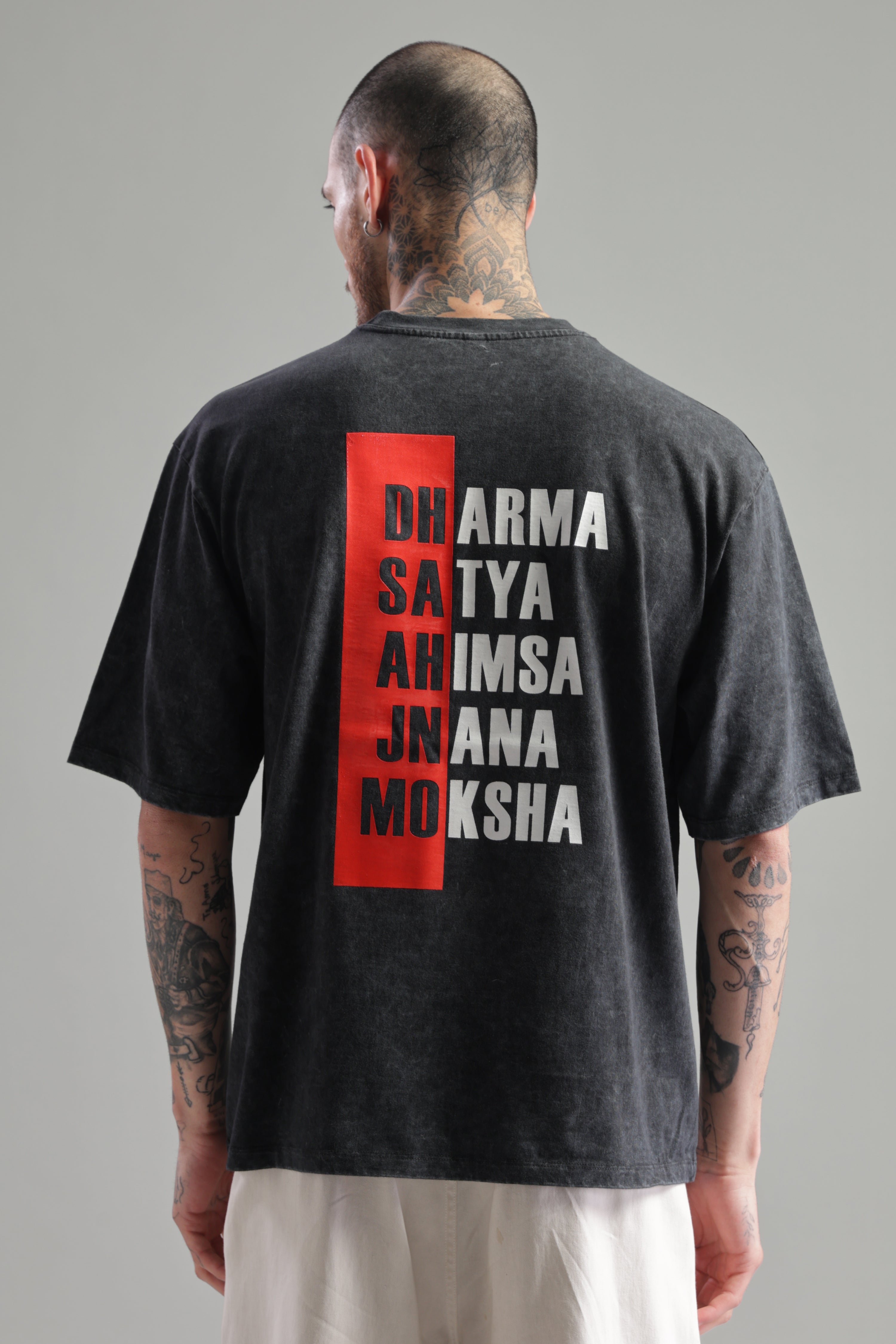 Dharma, Satya, Ahimsa, Jnana, Moksha T-Shirt – The Eternal Path - Epic threads india