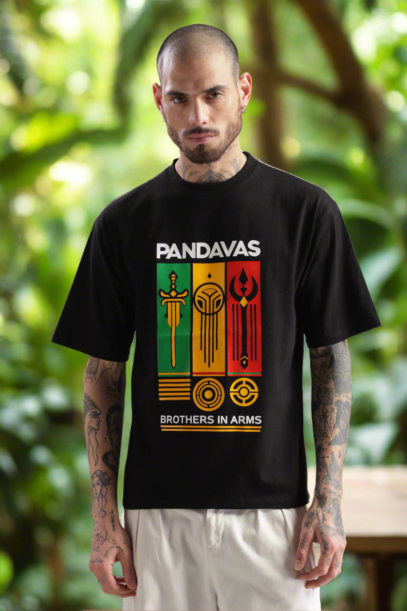 Pandavas T-Shirt – Brothers in Arms - Epic threads india