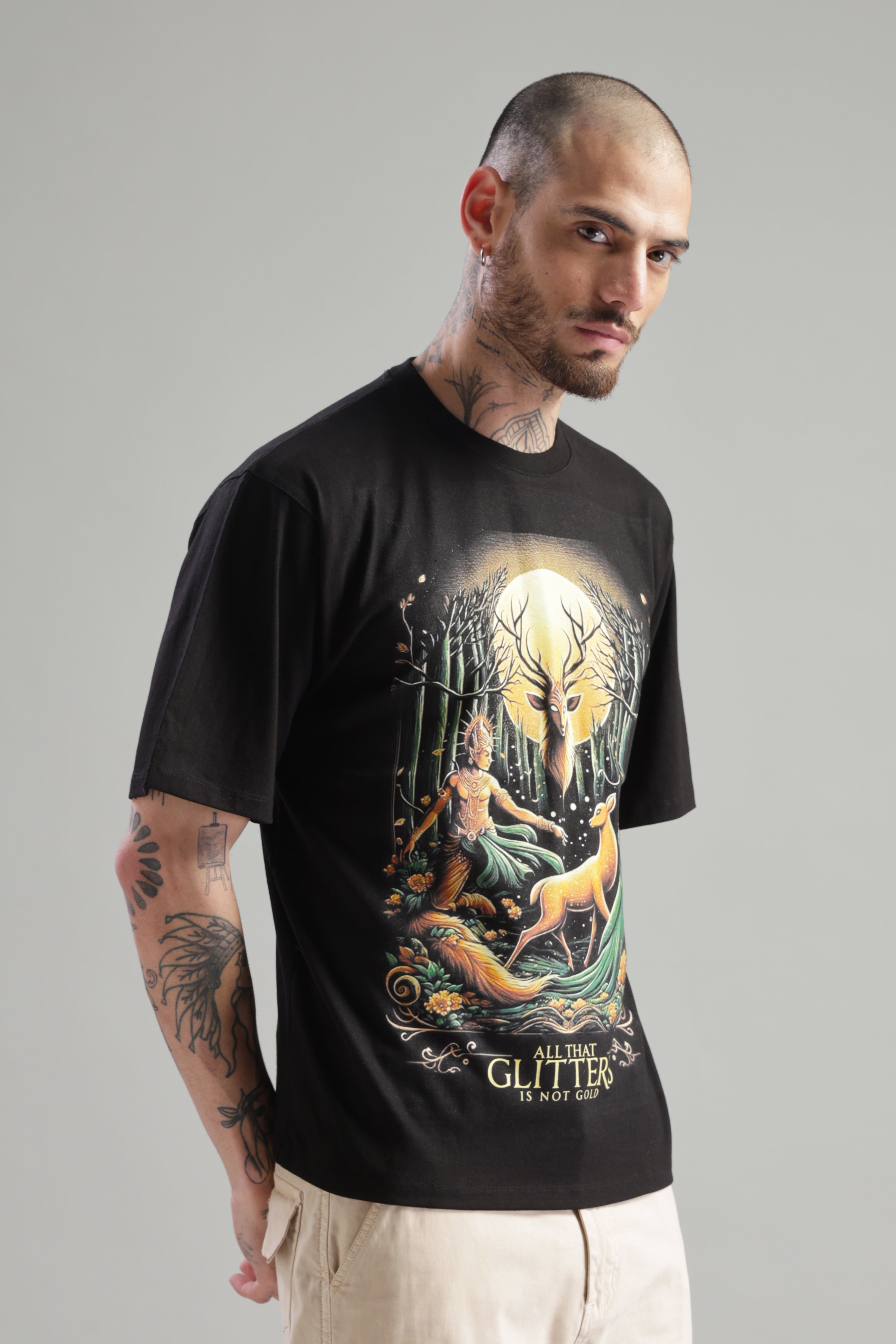 All That Glitters Is Not Gold T-Shirt – The Tale of Illusion - Epic threads india