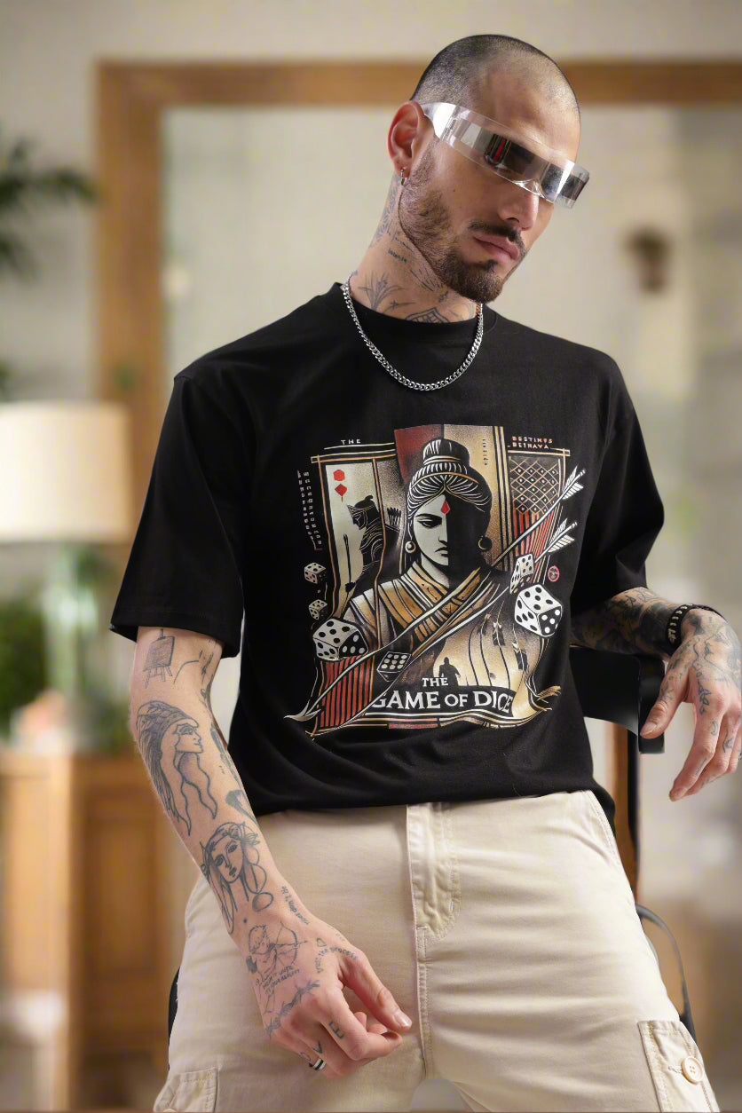 The Game of Dice T-Shirt – Destiny’s Betrayal - Epic threads india