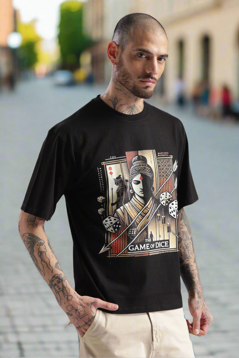 The Game of Dice T-Shirt – Destiny’s Betrayal - Epic threads india