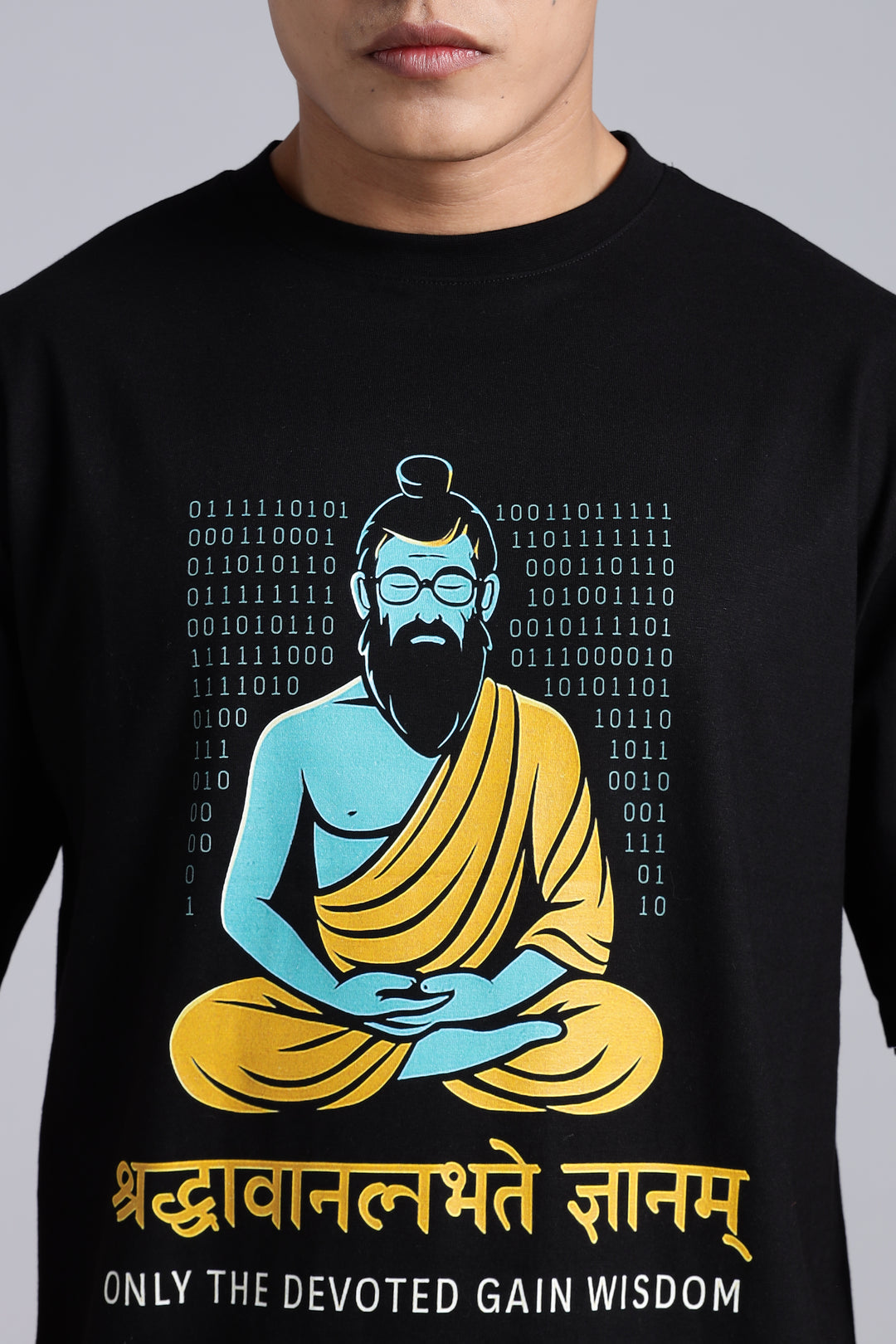 Only the Devoted Gain Wisdom-T-Shirt-Bhagavad Gita