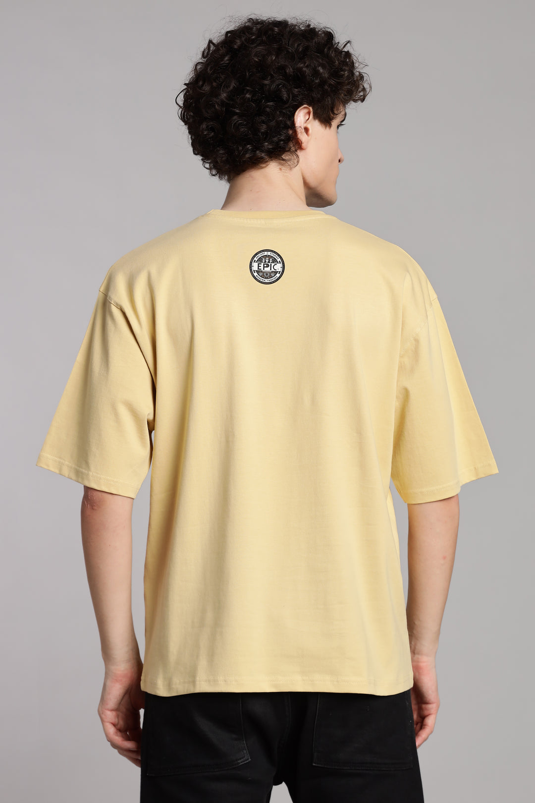 One World. One Tribe T-Shirt – Vasudhaiva Kutumbakam-Beige