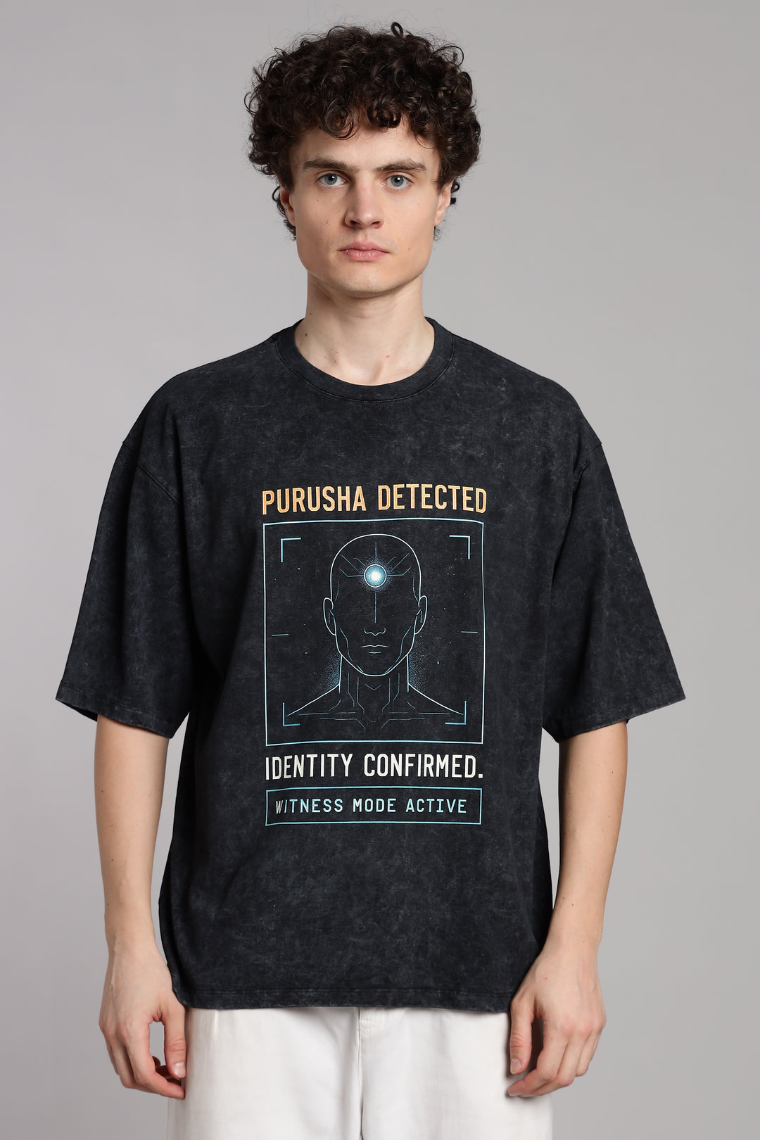 Purusha Detected-T-Shirt-Optic Wash