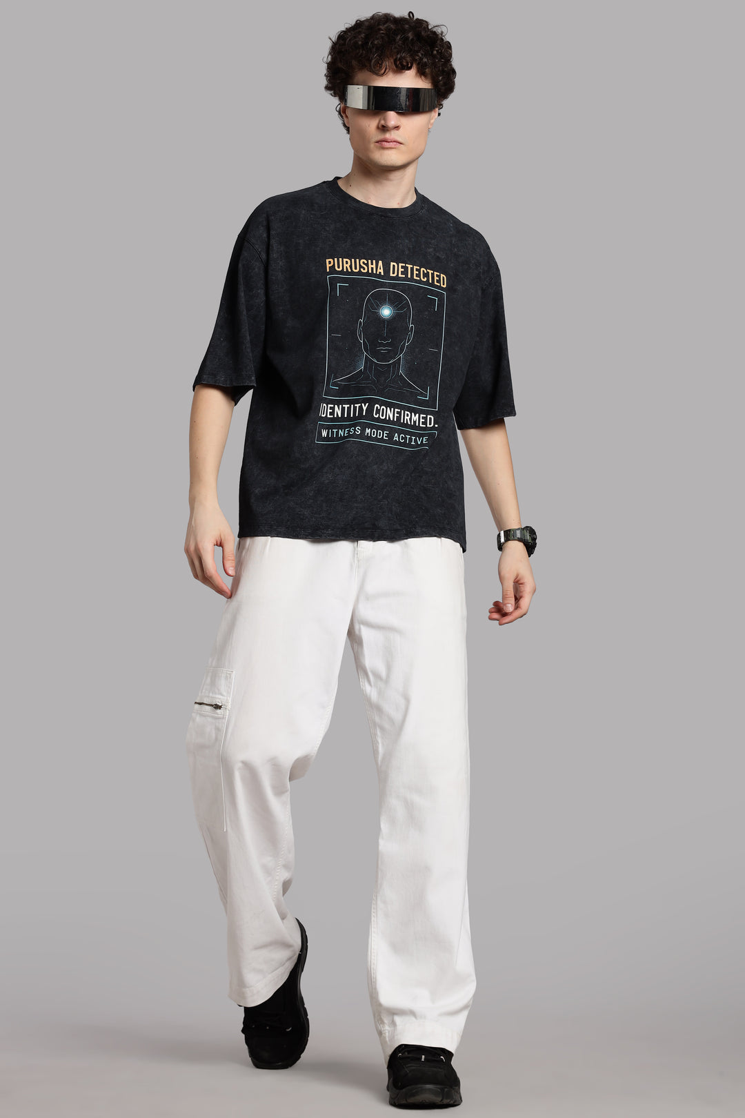Purusha Detected-T-Shirt-Optic Wash