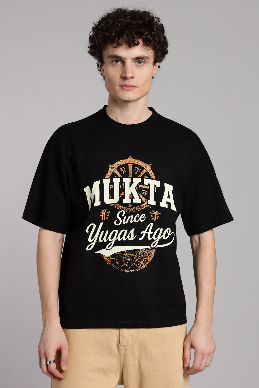 Mukta – Since Yugas Ago T-Shirt- Freedom-Black