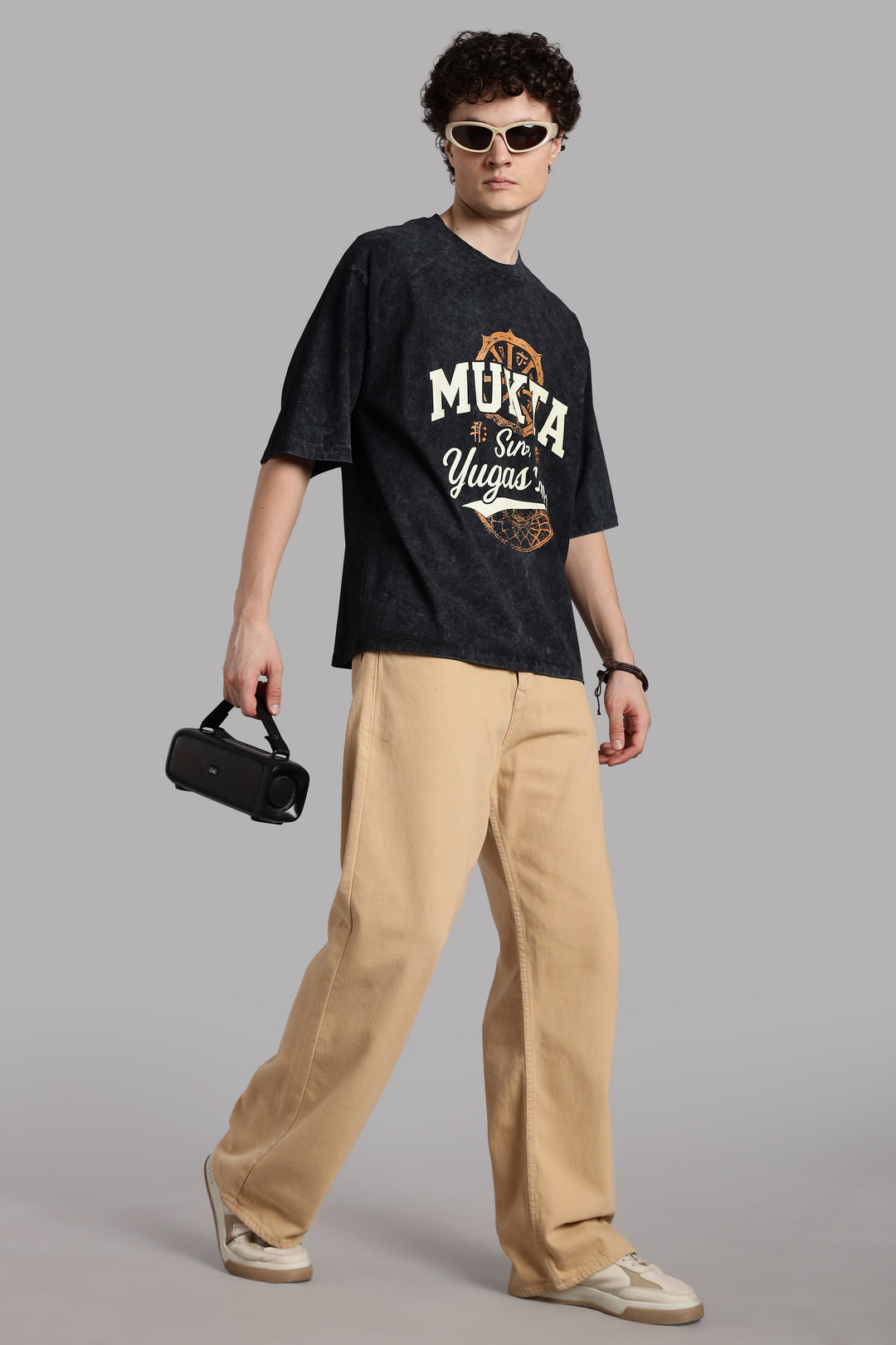 Mukta – Since Yugas Ago T-Shirt- Freedom-Optic Wash