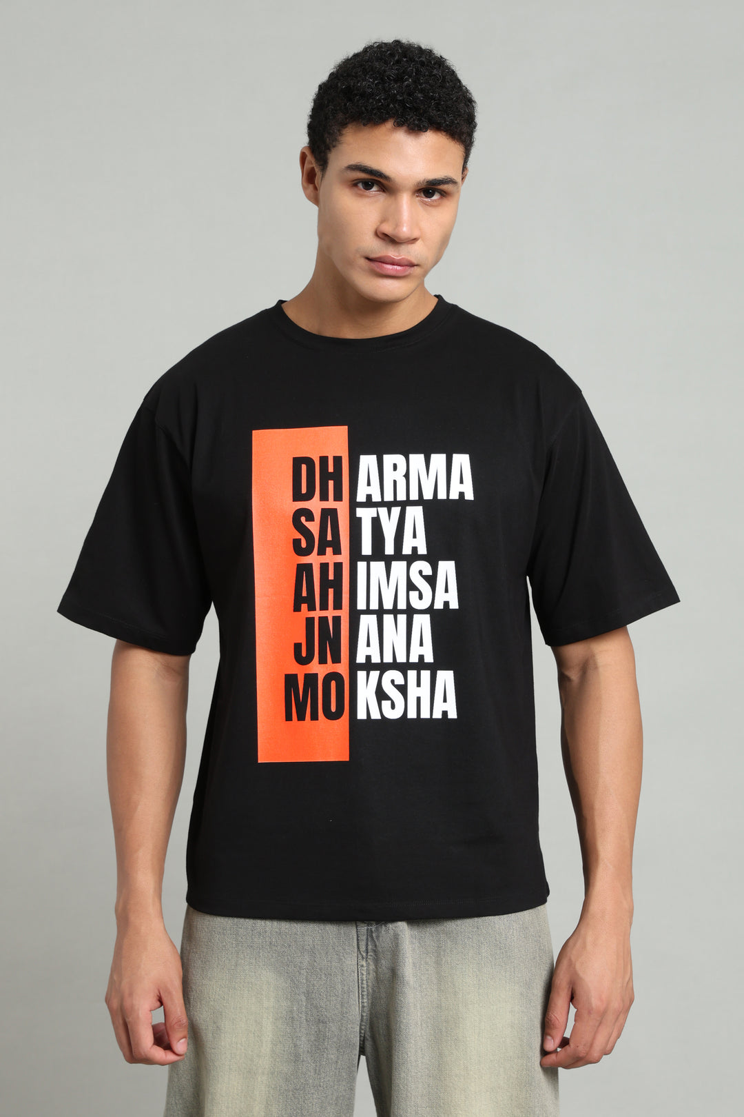 Dharma, Satya, Ahimsa, Jnana, Moksha T-Shirt – The Eternal Path