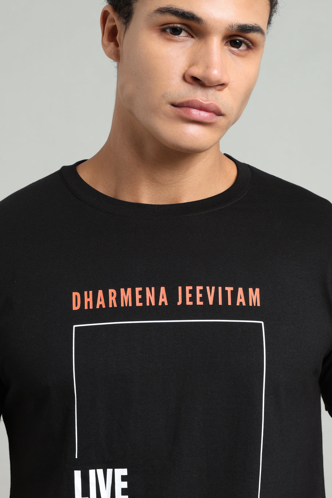 Dharmena Jeevitam T-Shirt – Live With Purpose
