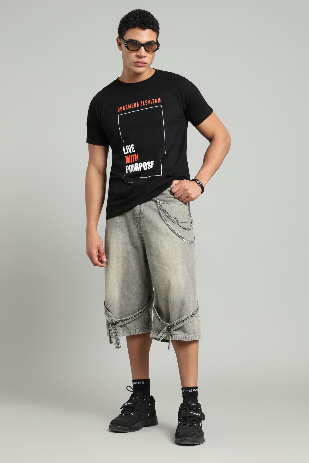 Dharmena Jeevitam T-Shirt – Live With Purpose