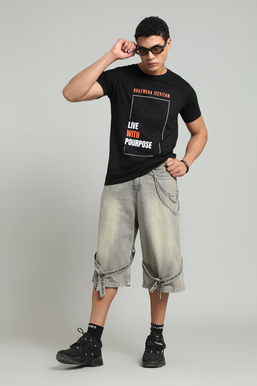 Dharmena Jeevitam T-Shirt – Live With Purpose