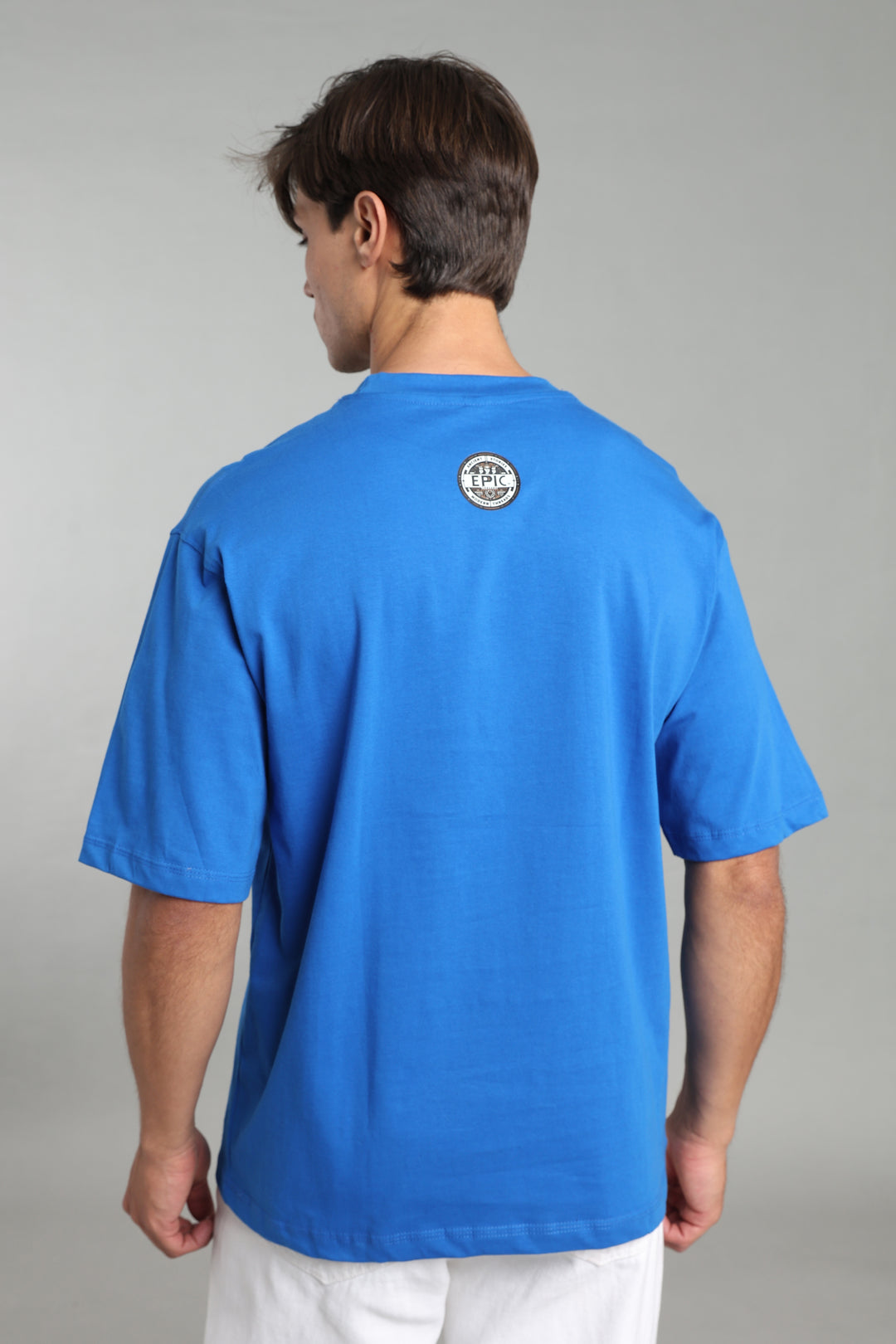 Dharma, Satya, Ahimsa, Jnana, Moksha T-Shirt – The Eternal Path - Indigo Blue - Epic threads india