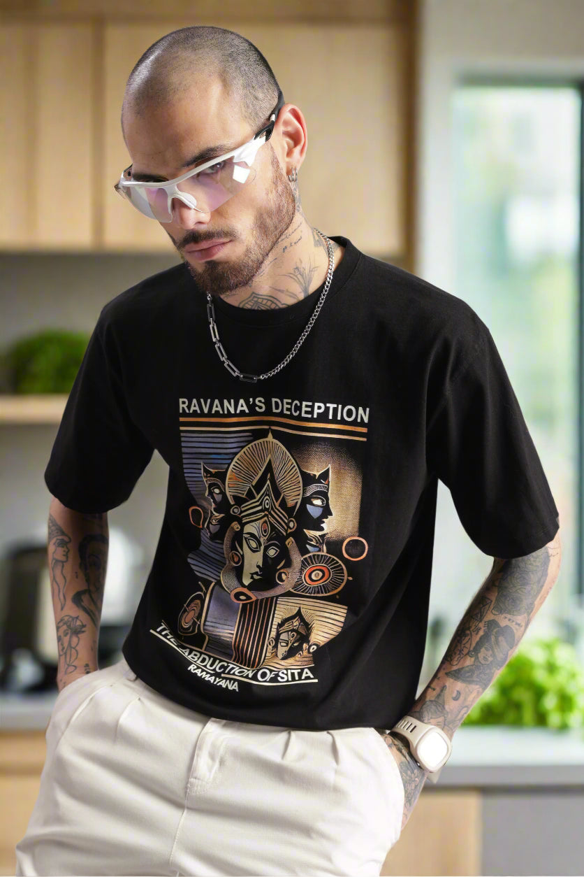 Ravana’s Deception T-Shirt – The Turning Point of the Ramayana - Epic threads india
