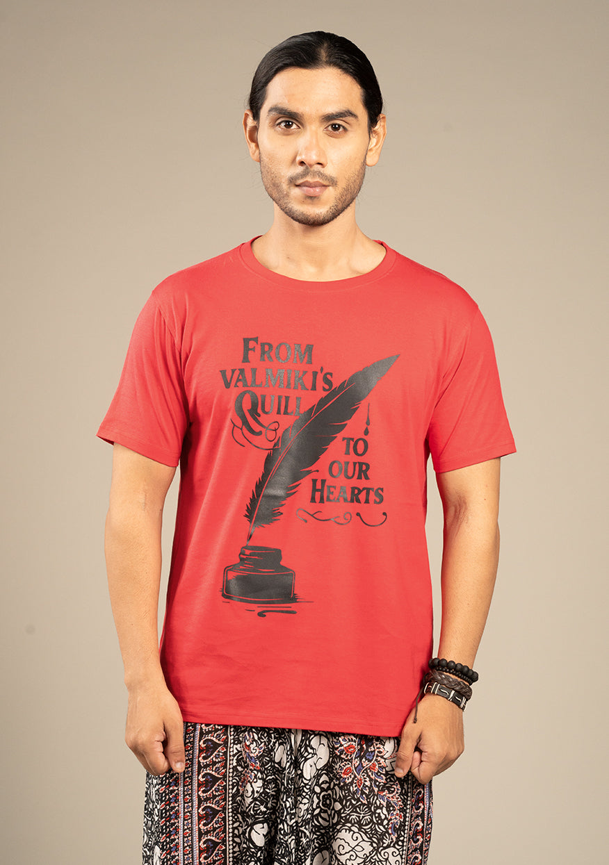 Quill-Shade T-Shirt – From Valmiki’s Quill to Our Hearts - Epic threads india