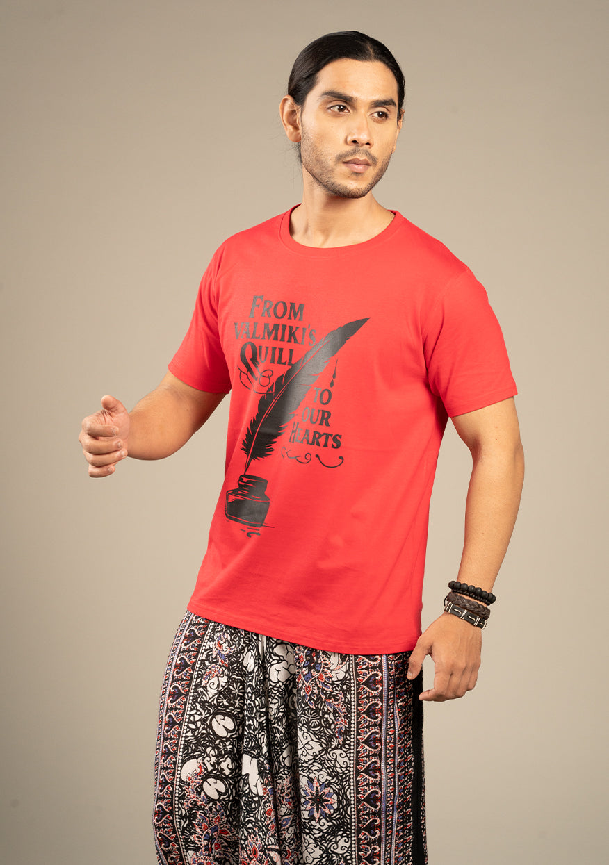 Quill-Shade T-Shirt – From Valmiki’s Quill to Our Hearts - Epic threads india