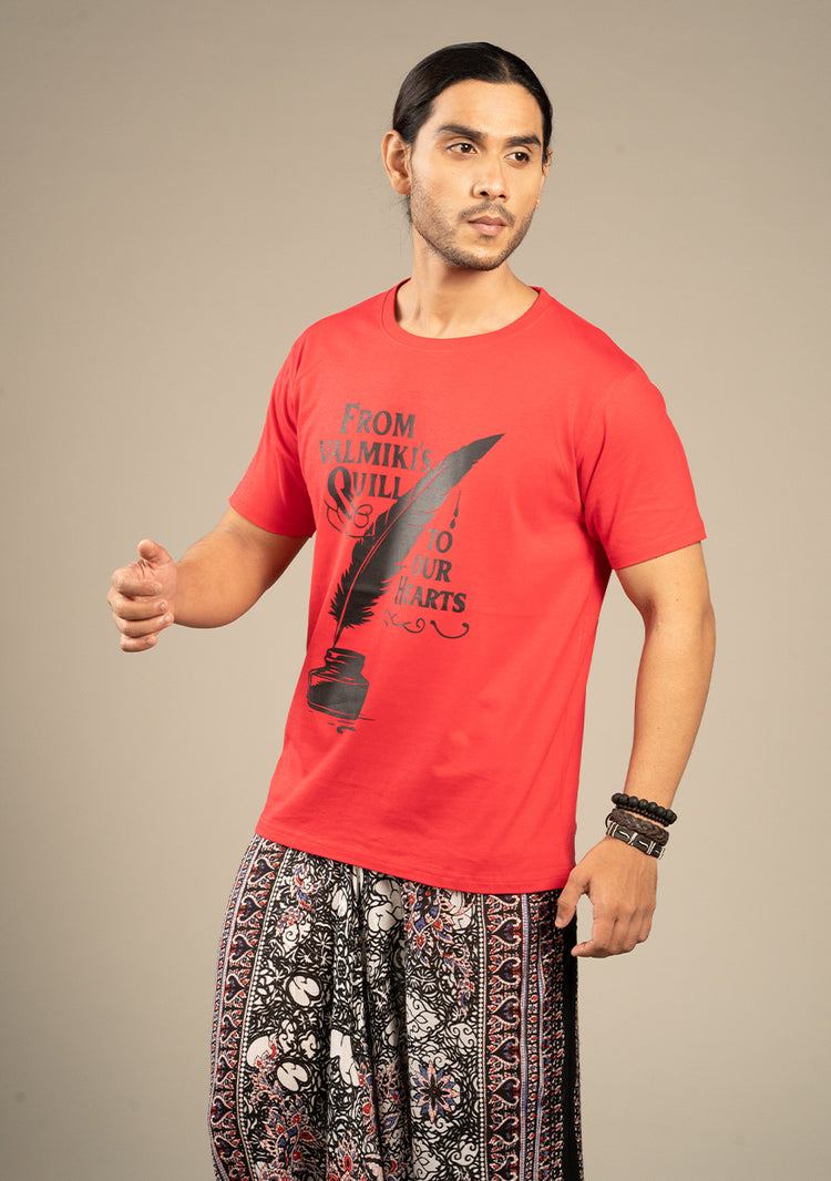 Quill-Shade T-Shirt – From Valmiki’s Quill to Our Hearts - Epic threads india