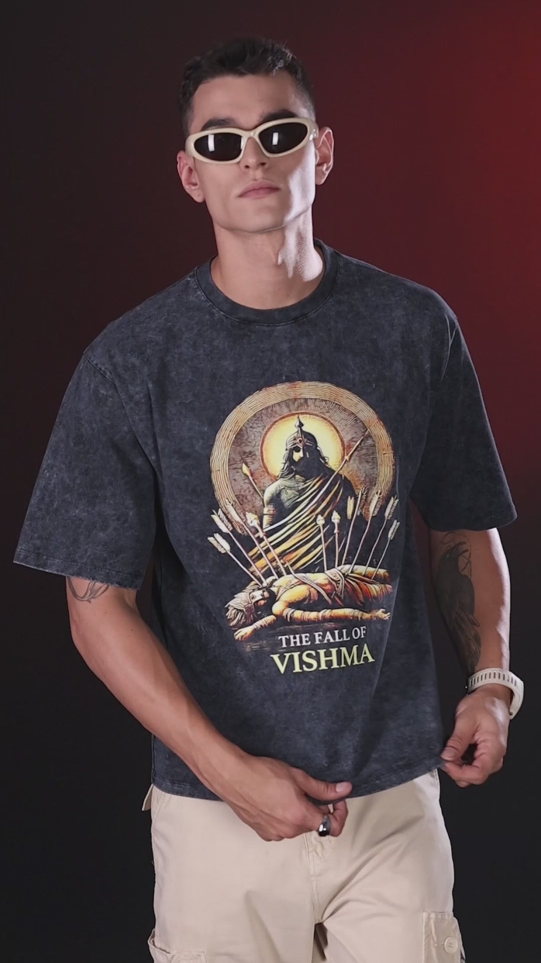 The Fall of Bhishma T-Shirt – The Immortal’s Sacrifice